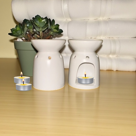 Wax Warmer Tea Light White