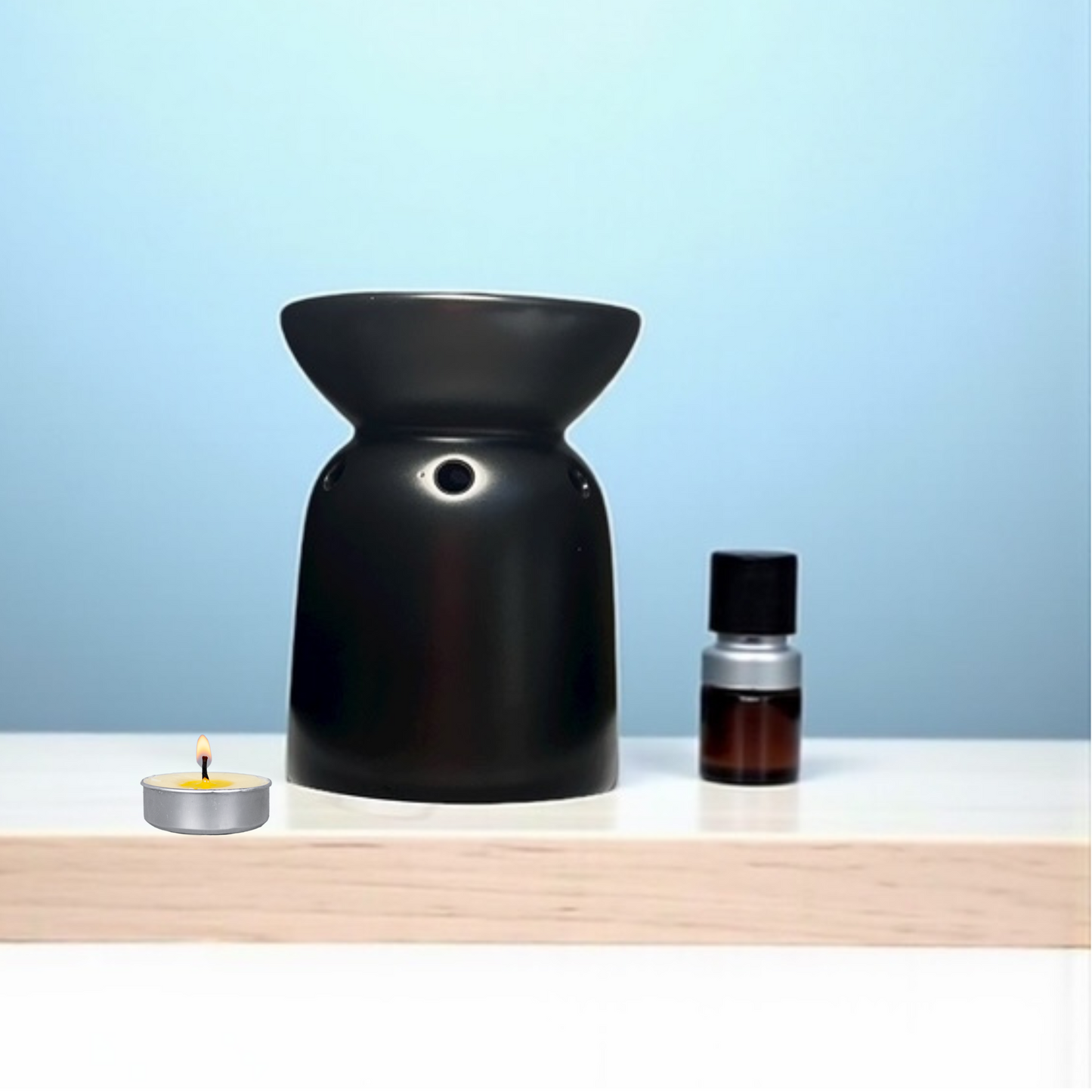 Wax Warmer Tea light Black